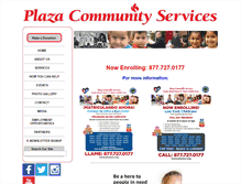 Tablet Screenshot of plazacs.org